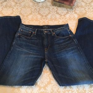 Lucky Brand dark wash straight jeans
